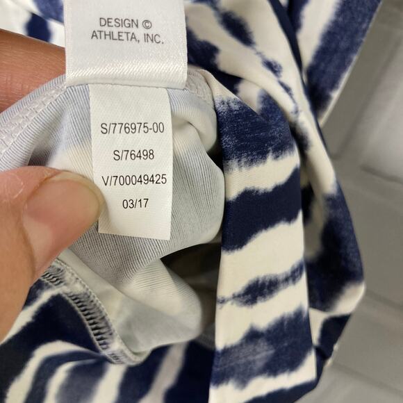 Athleta Wave Break Blousy Tankini Bathing Suit Top Size 34D/DD - Picture 10 of 14